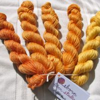 Dye and Knit an Easy Lace Scarf Part 1