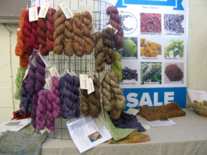 Booth at the alpaca festival