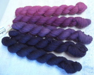 Purple Pizzazz Fingering Gradient Set