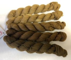 Black Walnut Brown Fingering Gradient Set