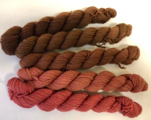 Earth to Peach Fingering Gradient Set
