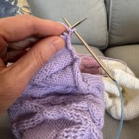 Learn to Continental Knit and Purl