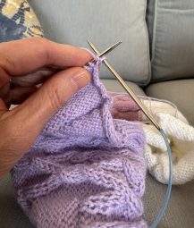 Learn to Continental Knit and Purl
